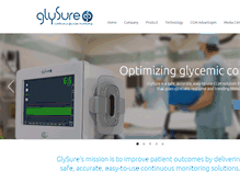 Tablet Screenshot of glysure.com